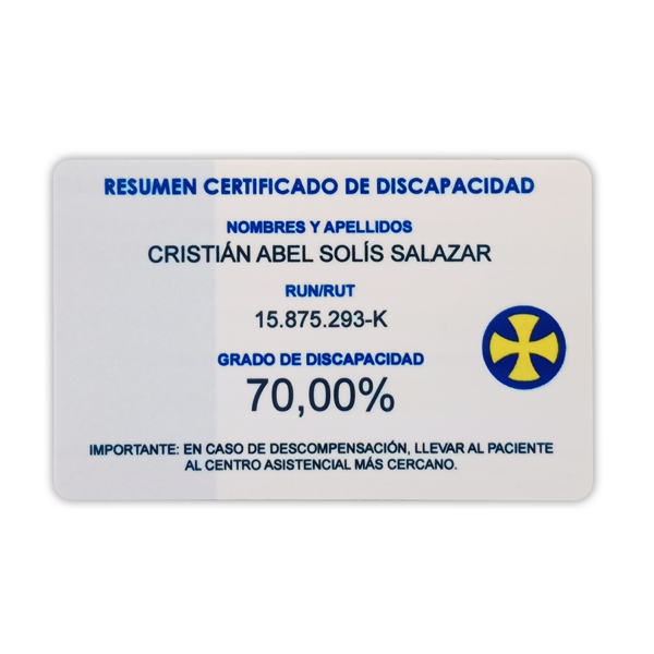 Tarjeta de salud: certificado de discapacidad - Imagen 4