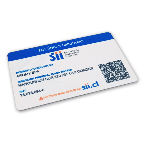 Tarjeta de identificación: RUT Sii para empresa - Imagen 3