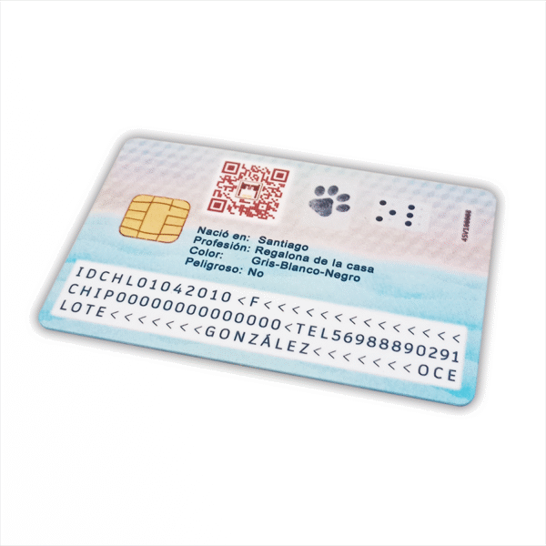 Tarjeta carnet de mascota PLUS diseño 2025 - Imagen 6
