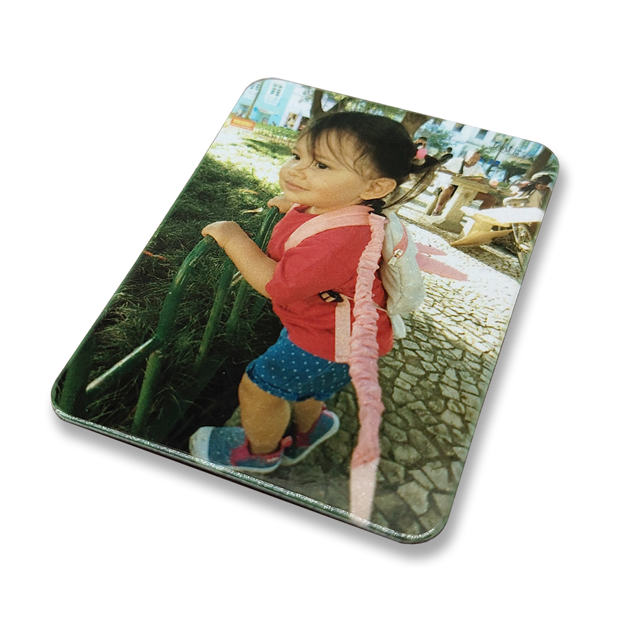 Fotografía en magneto para refrigerador 5,5x7,5 cms