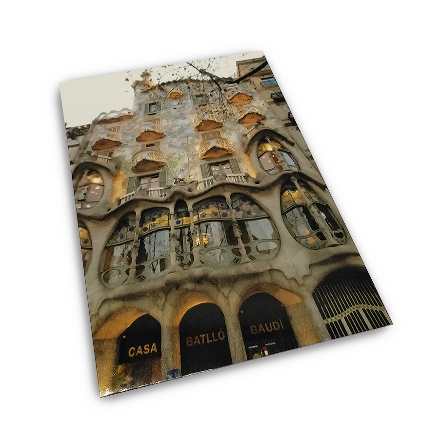 Fotografía en placa de aluminio 15x10 cms