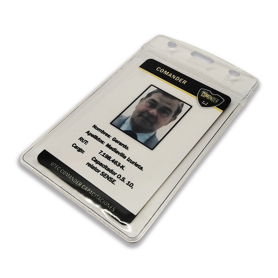 Soporte lanyard con porta tarjeta Vertical - Imagen 8