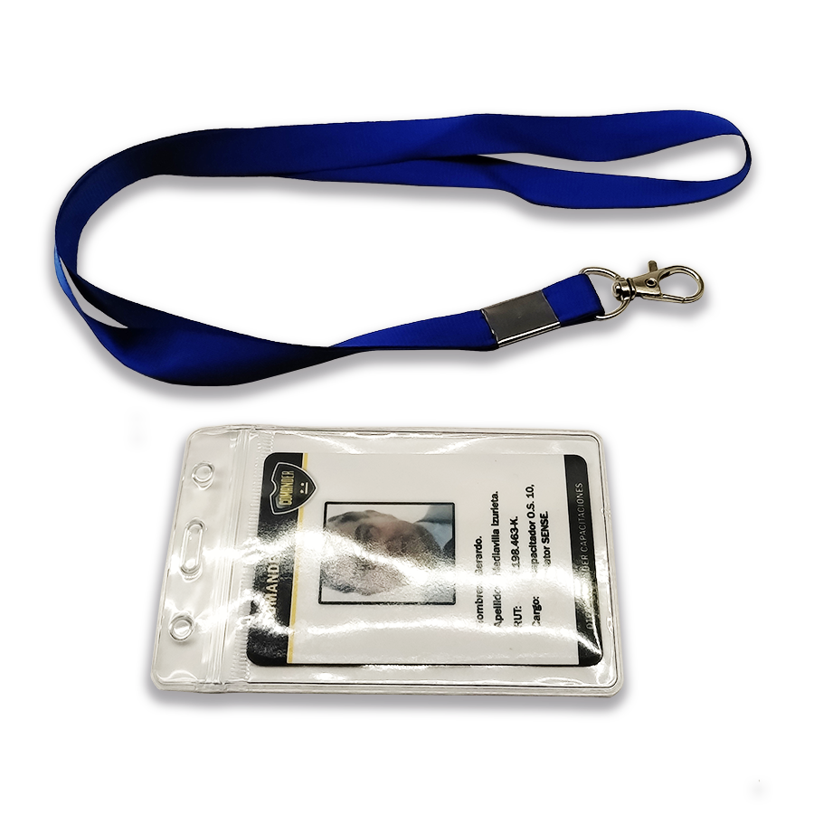 Soporte lanyard con porta tarjeta Vertical - Imagen 3