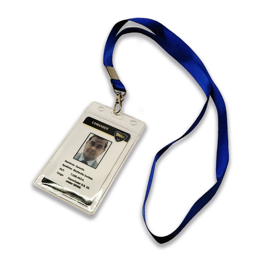 Soporte lanyard con porta tarjeta Vertical - Imagen 5